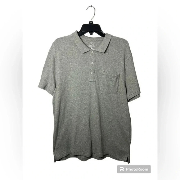 J. Crew Other - J.CREW mens polo shirt Color Gray size Large